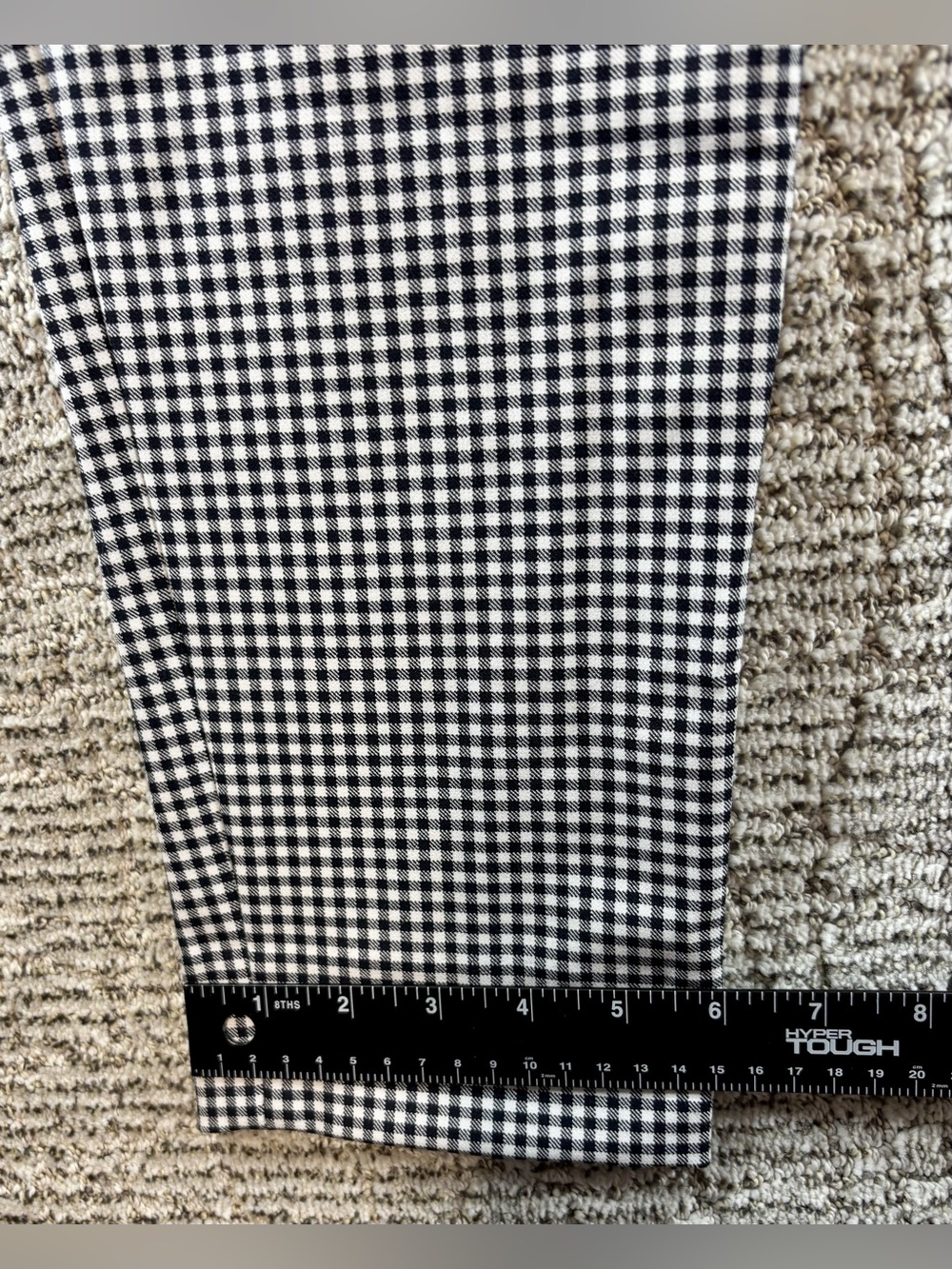 NWT J. Crew Women’s Size 2 Black-White Gingham Checkered Cameron Pants - Picture 6 of 11